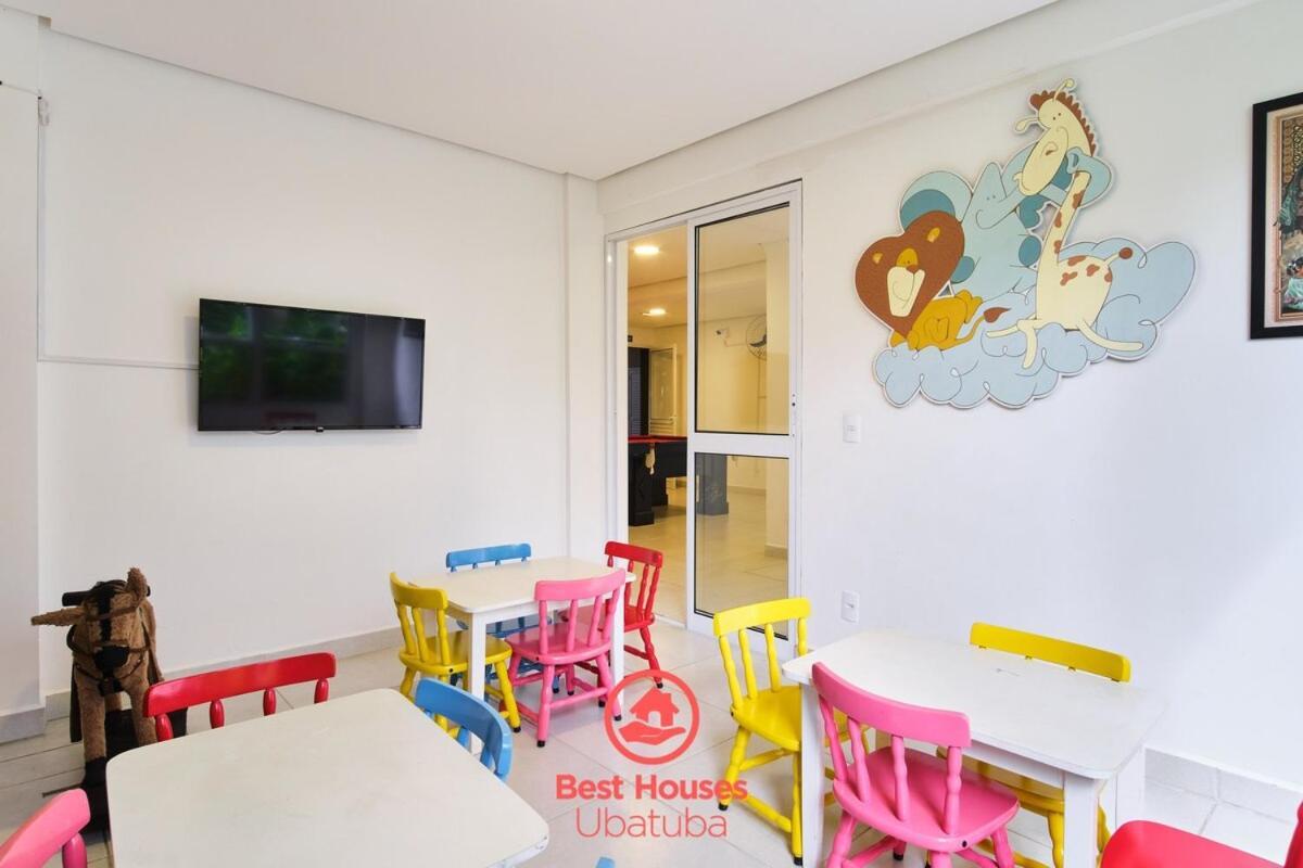 Apartamento Bh52: Ap Com Ac, Picinas, Academia, Sala De Jogos Ubatuba